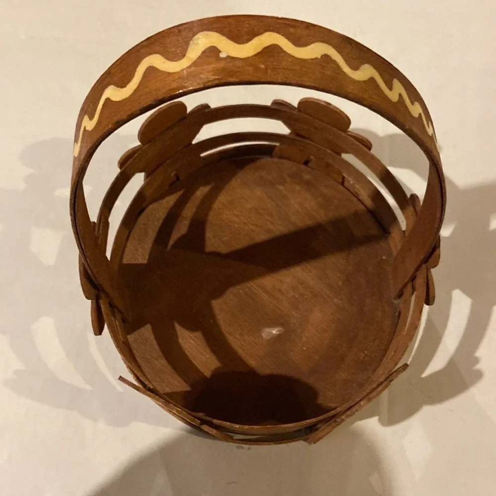 Vintage Gingerbread Man Basket